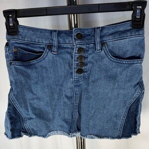 Idyllwind Blue Denim Mini Skirt